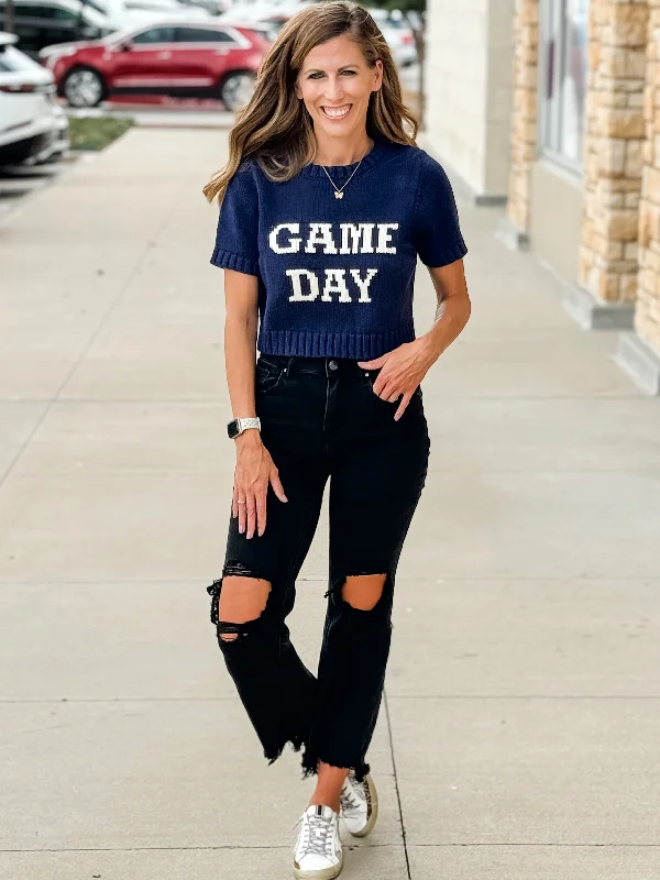 Buy Today Game Day Sweater |Navy|