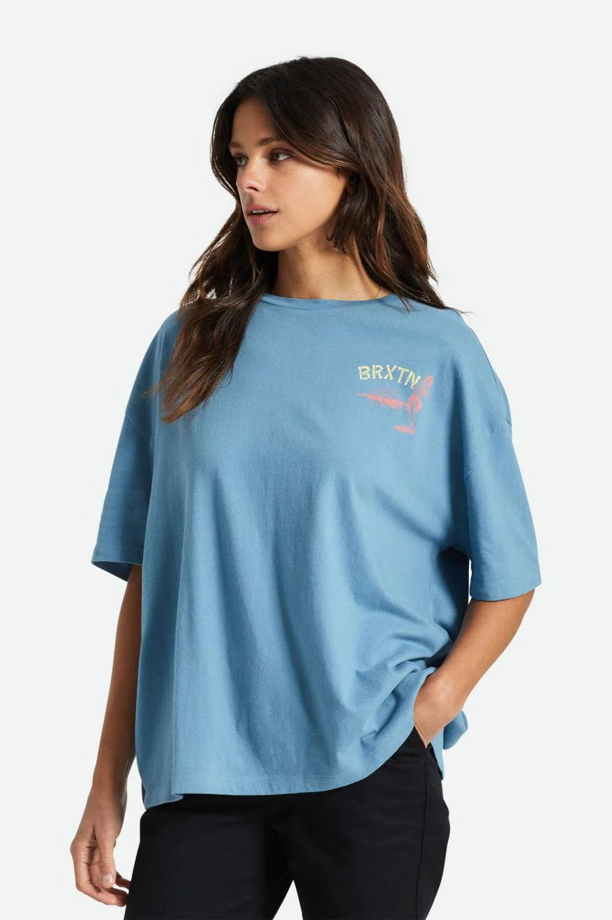 Now or Never Good Time Oversized Boyfriend Tee