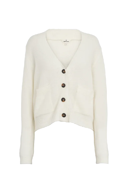 New Deals Claudia V-Cardigan W. Pockets - Birch