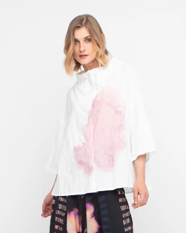 Weekend Discounts to Delight Ozai N Ku Elara Funnel Neck Top, White