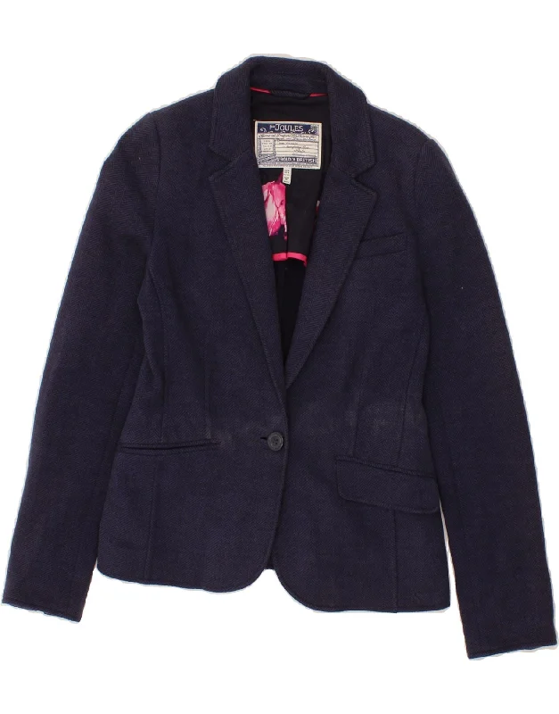 Fantastic Offers JOULES Womens 1 Button Blazer Jacket UK 8 Small Navy Blue Herringbone Fantastic Offers JOULES Womens 1 Button Blazer Jacket UK 8 Small Navy Blue Herringbone