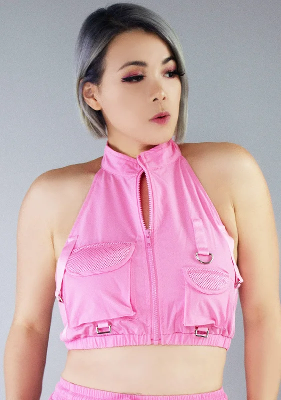 Weekend Specials You Can't Miss Retro Revival Cargo Halter Top