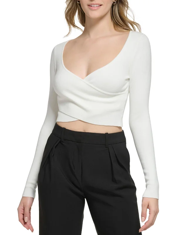 Weekend Deals That Dazzle Womens Slim Fit Crop Pullover Sweater