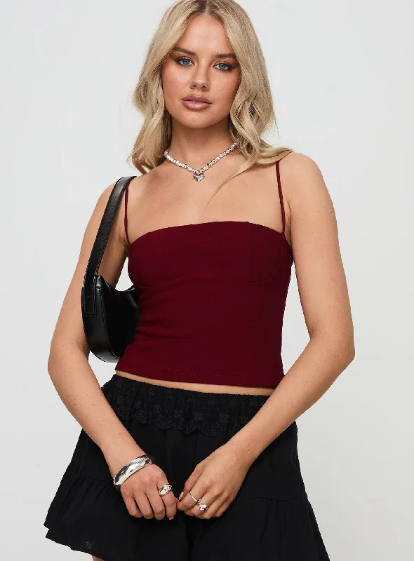 Best Bargains Tarragon Top Burgundy