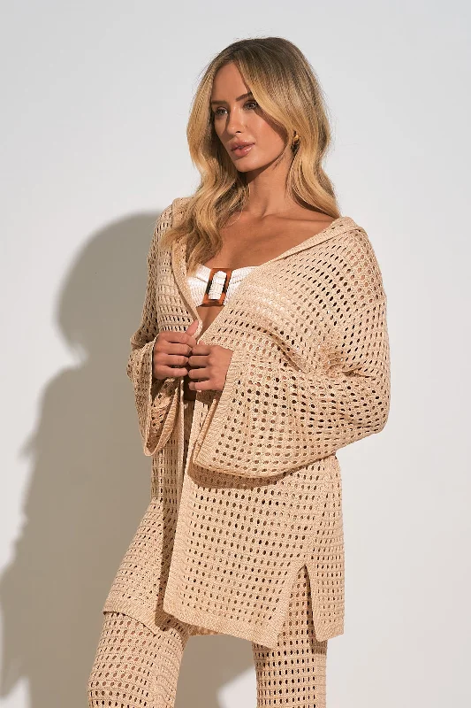 Huge Savings ELAN mesh cardigan