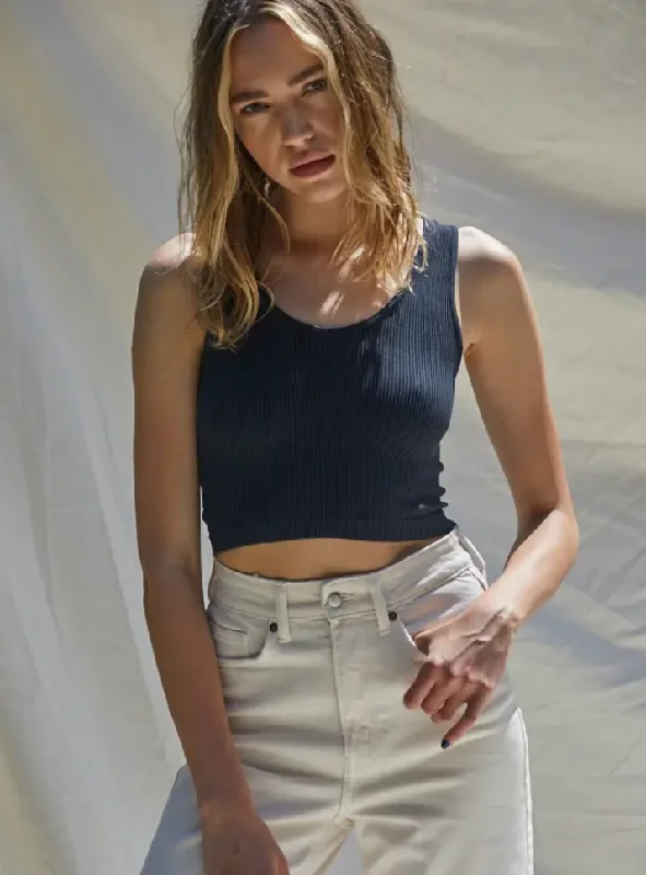 Weekend Deals That Excite The Washed UV Seamless Crop Tanks
