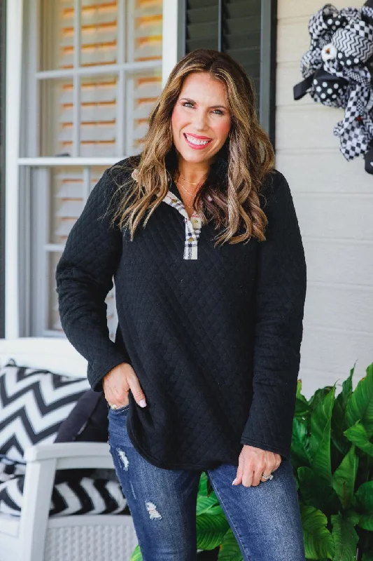 Unmissable Offer The Landry Quilted Plaid Pullover