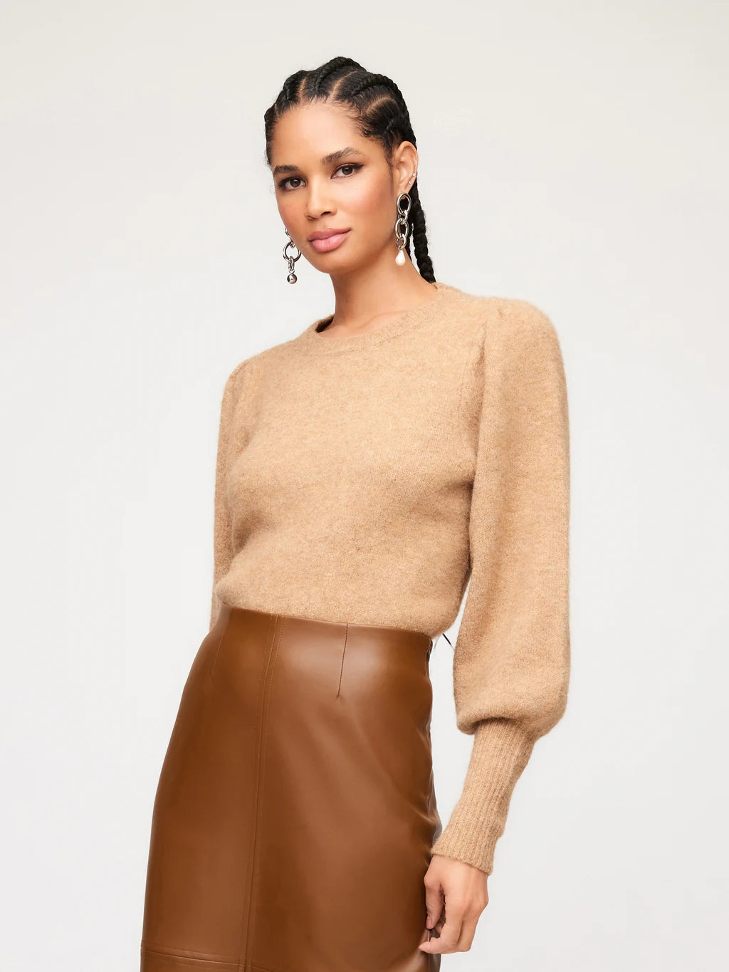 Major Deal Lia Side Shirred Sweater
