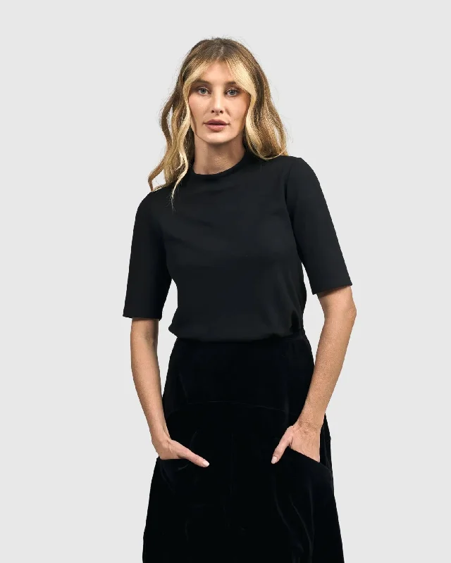 Price Rollback Essential Crew Tee, Black