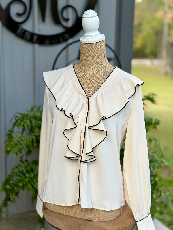 Major Deal Myra Ruffle Top