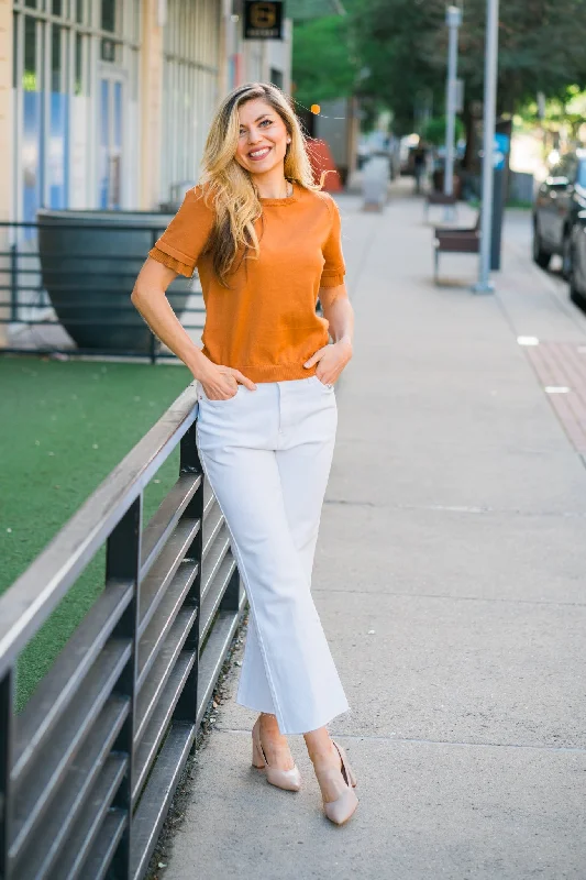 Weekend Flash Sale Brielle Ruffle Sleeve Top