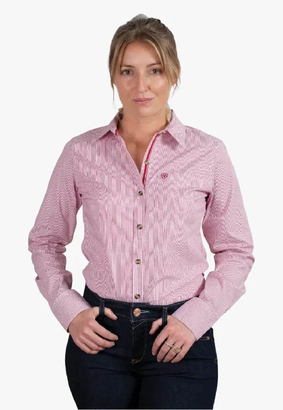 Weekend Specials to Celebrate Ariat Womens Kirby Stripe Long Sleeve Shirt