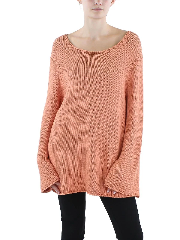 Crazy Savings Womens Silk Blend Loose Knit Pullover Sweater