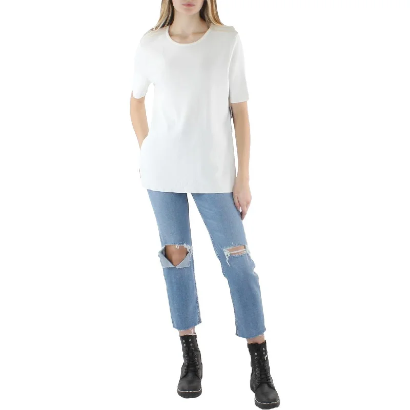 Markdown Sale Womens Crewneck Knit Pullover Sweater