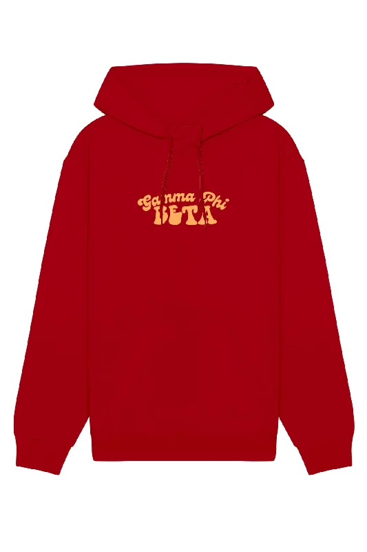 Weekend Flash Sale Gamma Phi Beta Vintage Hippie Hoodie