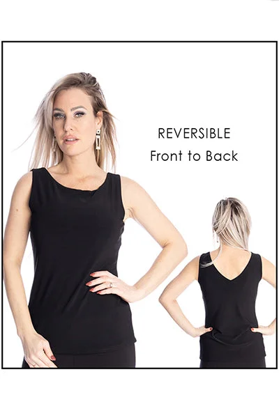 Hot Buy Michael Tyler #23F1006 black reversible cami