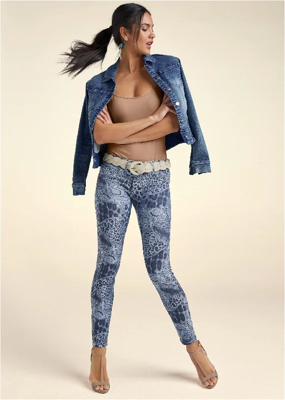 Great Bargains Reversible Jeans - Denim Blue
