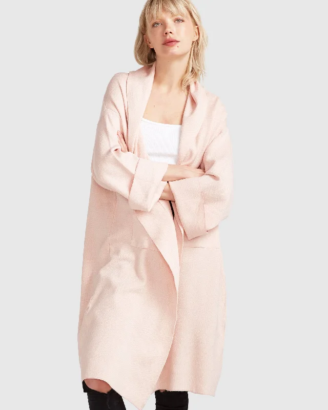 Must-Have Deals Hold The Line Coatigan - Pale Pink