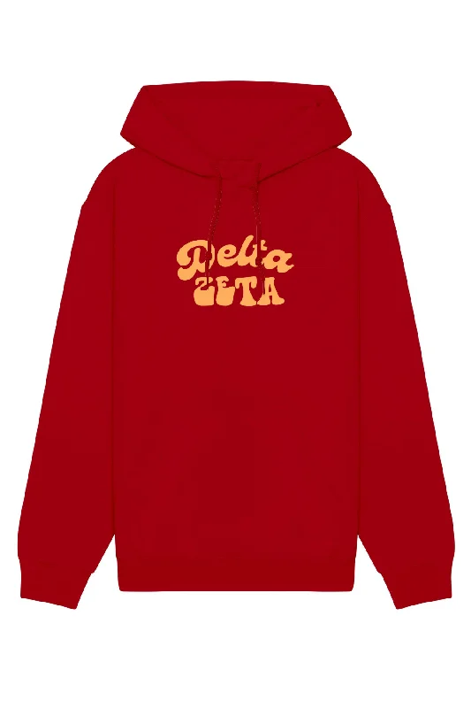 Limited Quantity Delta Zeta Vintage Hippie Hoodie