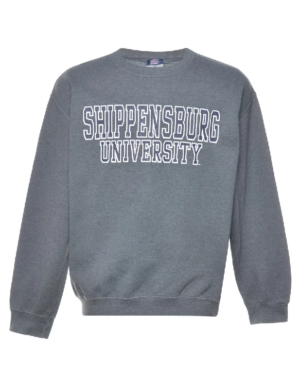 Weekend Specials to Savor Grey Shippensburg University Printed Sweatshirt - S