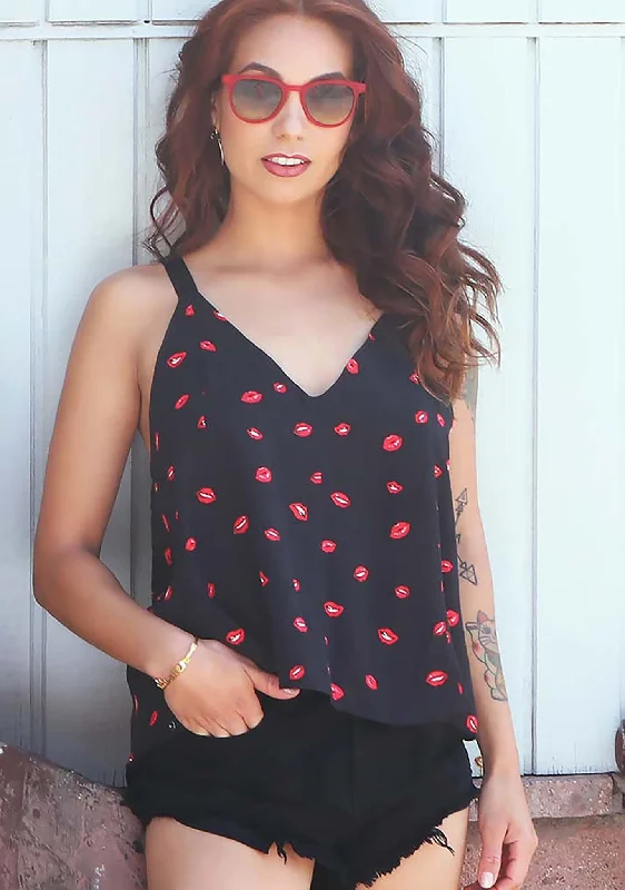 Exclusive Deal Kiss Me Strappy Cami Top