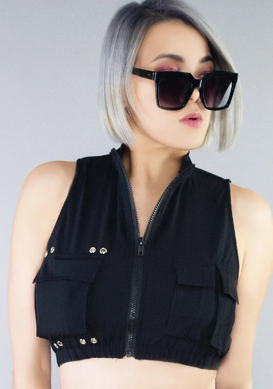 Weekend Price Cuts Galore Power Move Cargo Halter Top