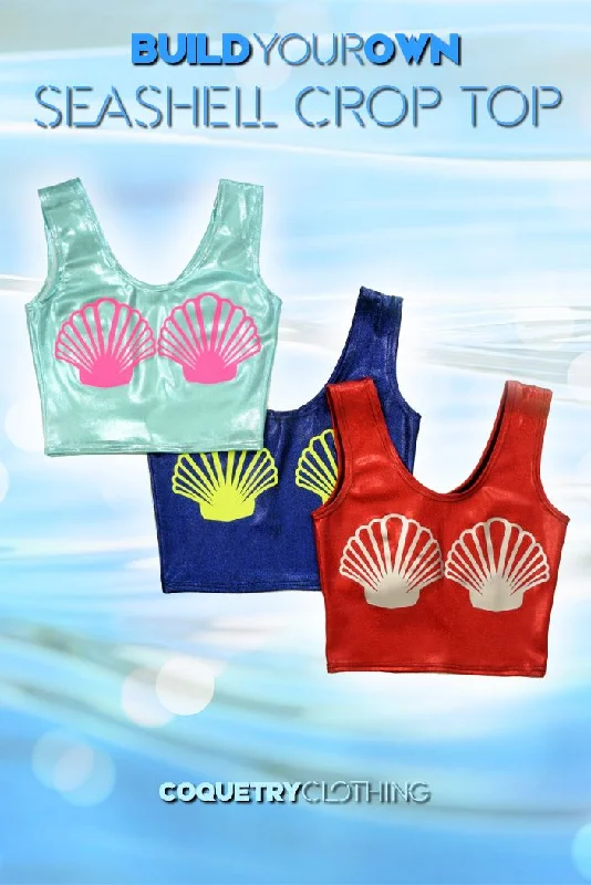 Season Finale Sale Build Your Own Seashell Crop Top