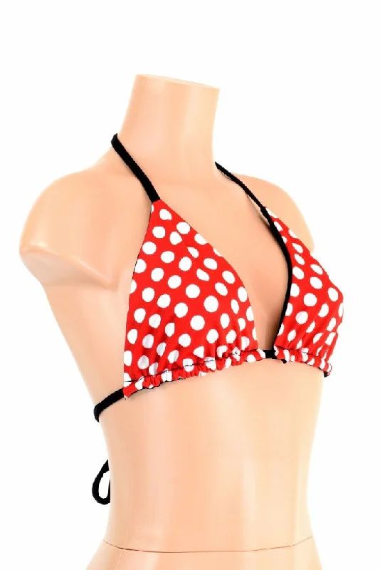 Super Discount Reversible Triangle Slide Bikini Top
