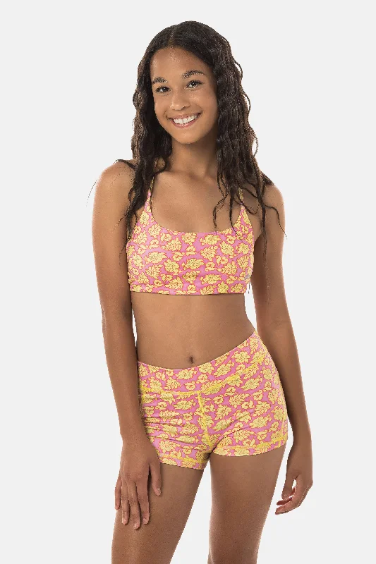 Weekend Discounts to Relish Lolana Luxe Crop Top - Sunshine