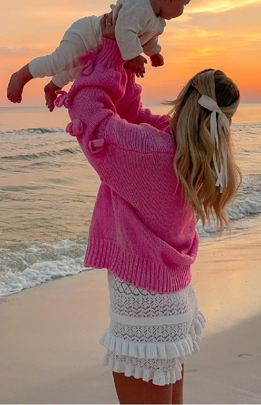 Sale Event Short and Sweet Pink Knit Jumper