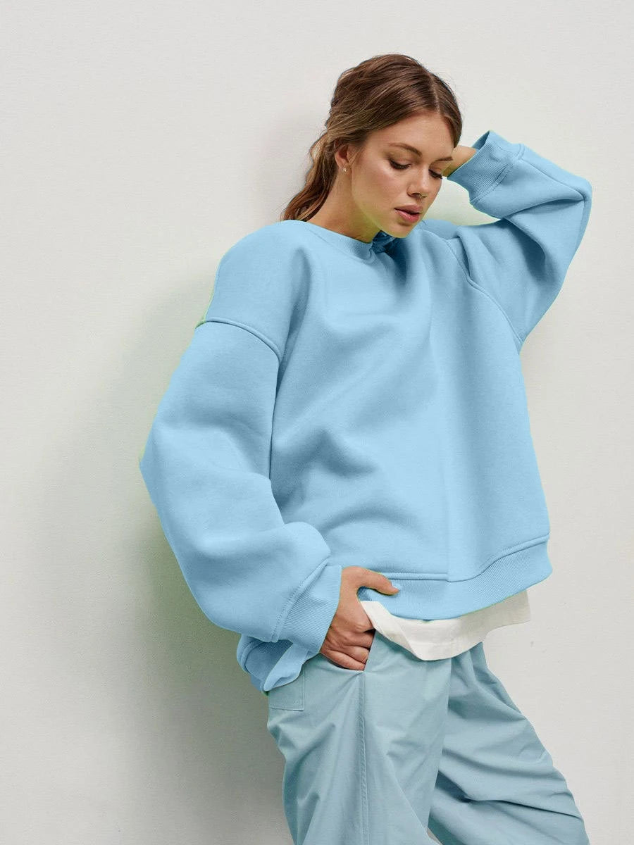 Weekend Specials Just for You 30% Cotton Oversized Women Autumn Winter Soft Warm Long Sleeve Hoody