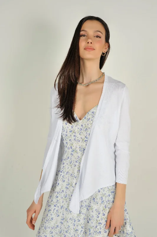 Low Cost Cardigan court à manches trois-quarts - CYPRILLE - (E-B17)