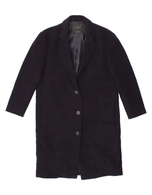 Weekend Deals That Spark J. CREW Womens Overcoat US 4 Small Navy Blue Wool