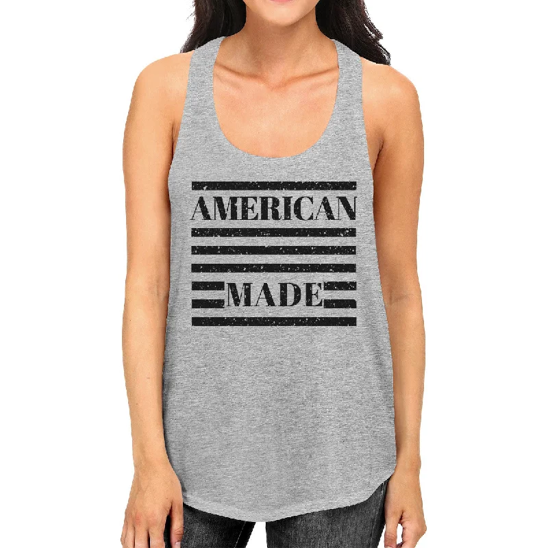 Weekend Flash Sale American Made Cute Womens Racerback Tank Top Gifts For Army Wives