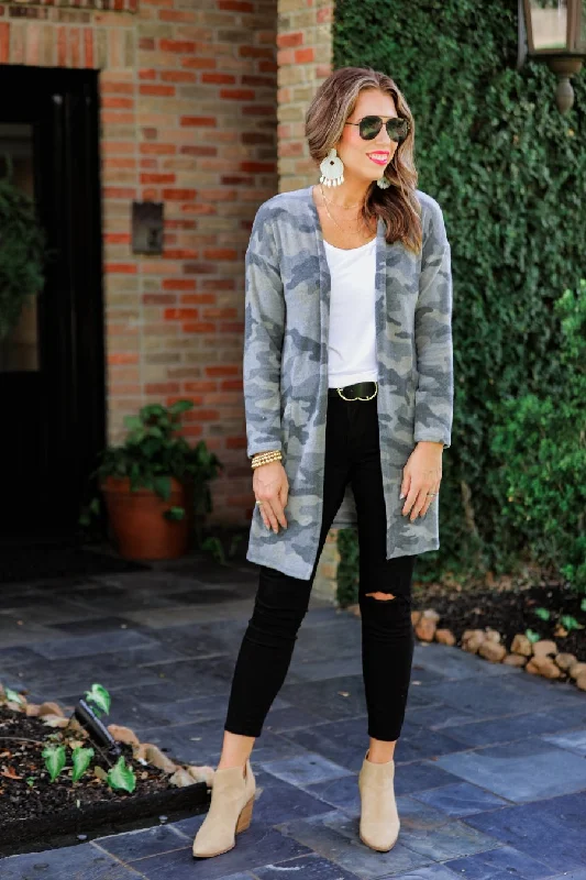 Special Promotion Kylie Camo Cardigan