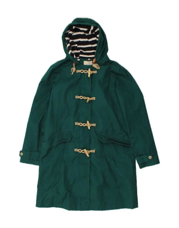 Weekend Discounts to Snag SEASALT CORNWALL Womens Hooded Raincoat UK 10 Small Green
