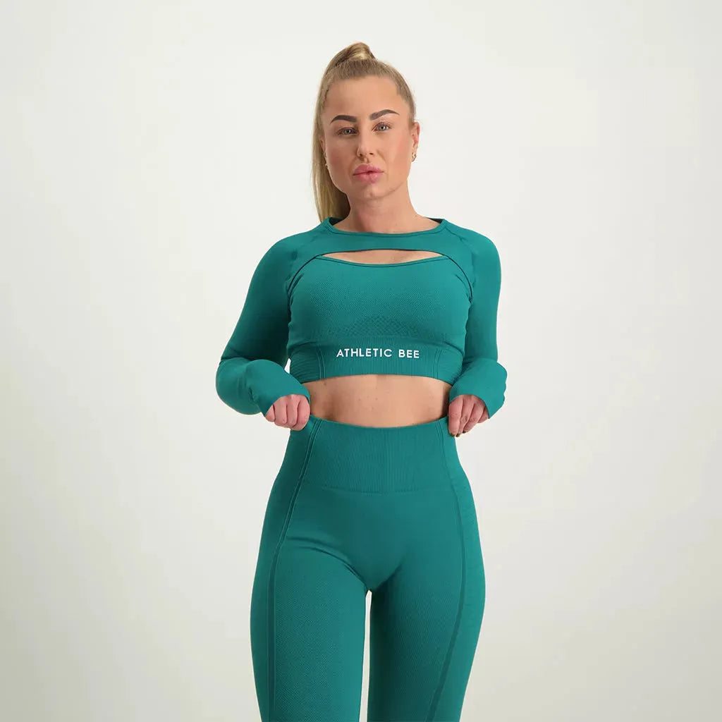 Buy Now Balance - Top Long Sleeve Green
