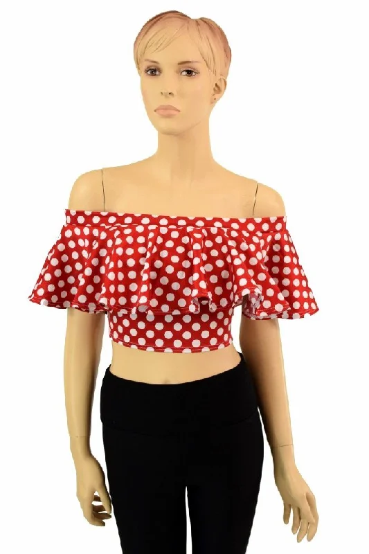Incredible Offers Off Shoulder Crop Top