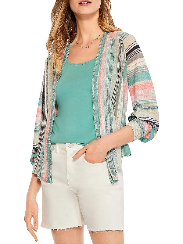 Season Finale Sale Womens Striped Tie Waist Cardigan Sweater