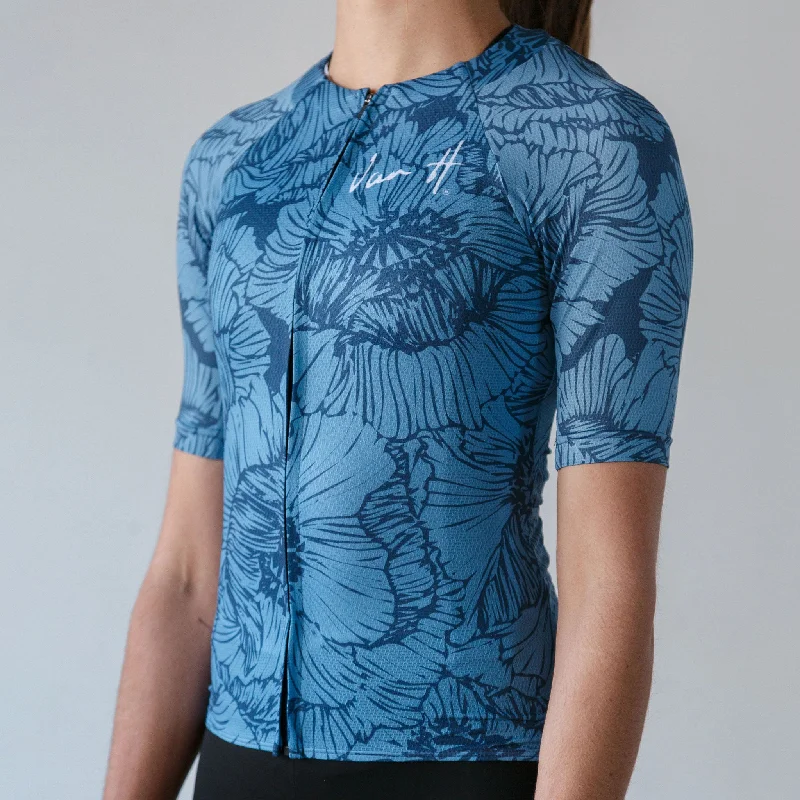 Deal of the Day Fiore Blu Cycling jersey