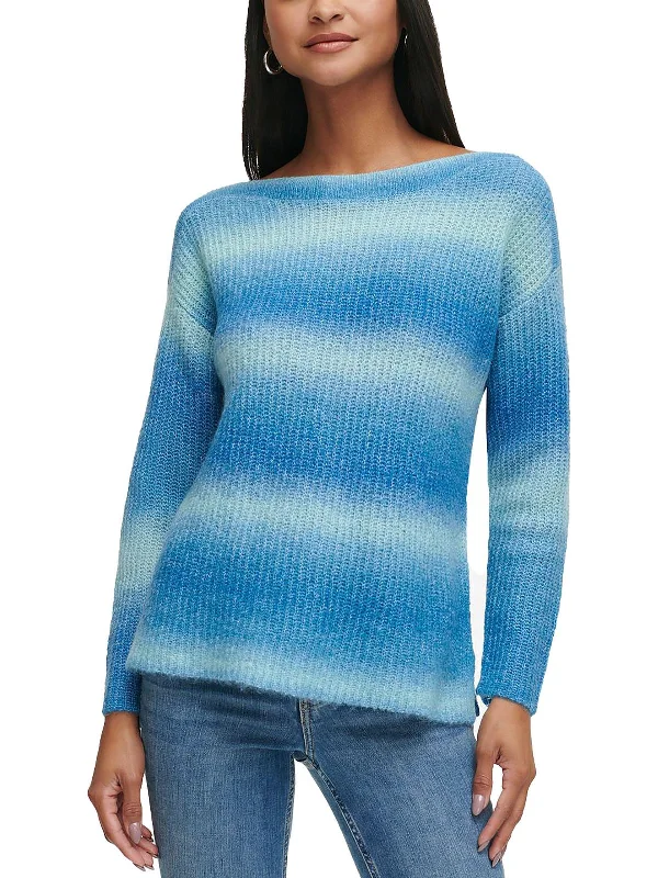 Weekend Bargains to Savor Womens Knit Ombre Pullover Sweater