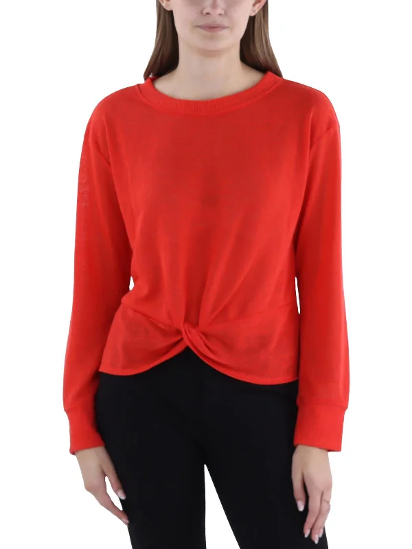 Weekend Savings Galore Womens Ribbed Short Pullover Sweater