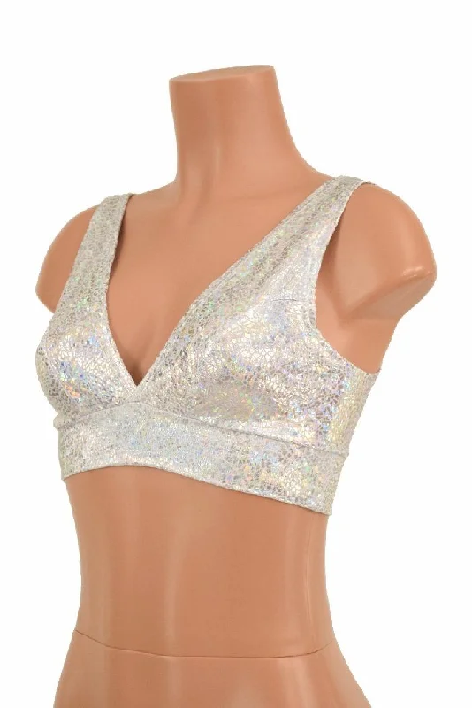 Doorbuster Deal Starlette Bralette in White Shattered