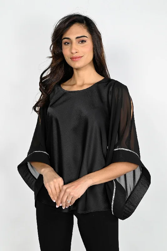 Weekend Discounts You Deserve Frank Lyman #229273 black holiday blouse