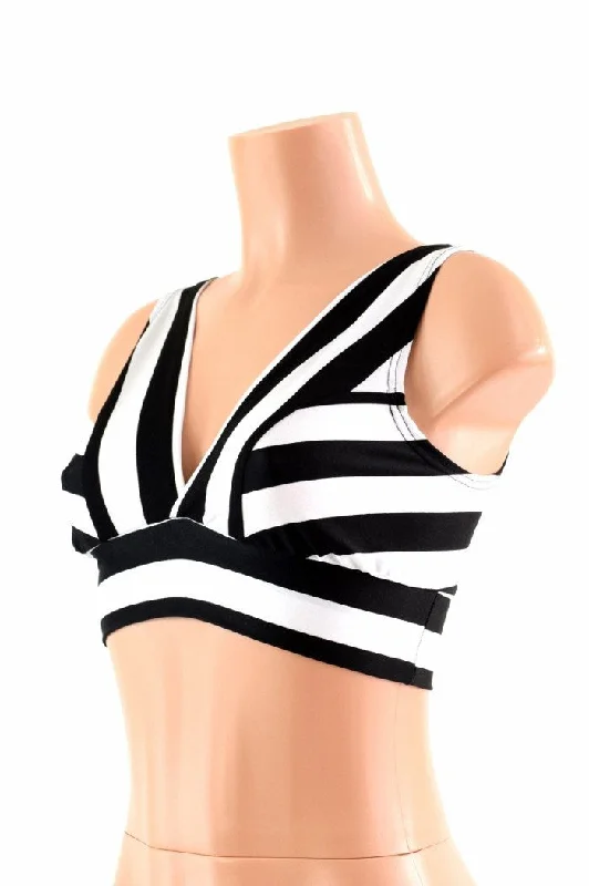 Weekend Specials to Grab Starlette Bralette in Black & White Stripe