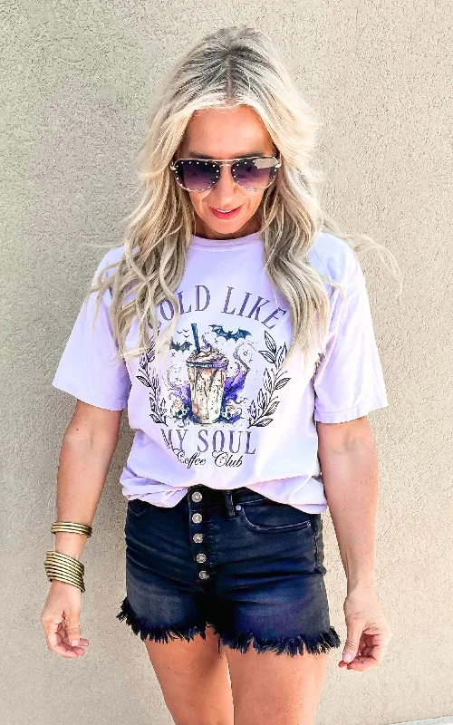Special Buy Cold Like My Soul Garment Dyed Graphic T-shirt - Final Sale