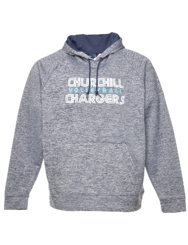 Weekend Discounts to Relish Churchill Printed Hoodie - L