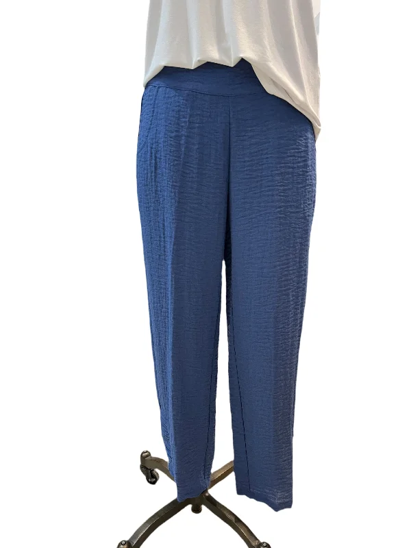 Act Fast Habitat Sale, 30670 Ruched Ankle Pant, Twilight 50% Off Regular Price