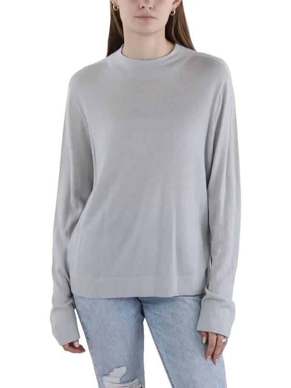 Weekend Bargains to Snag Womens Ribbed Mock Neck Cardigan Sweater