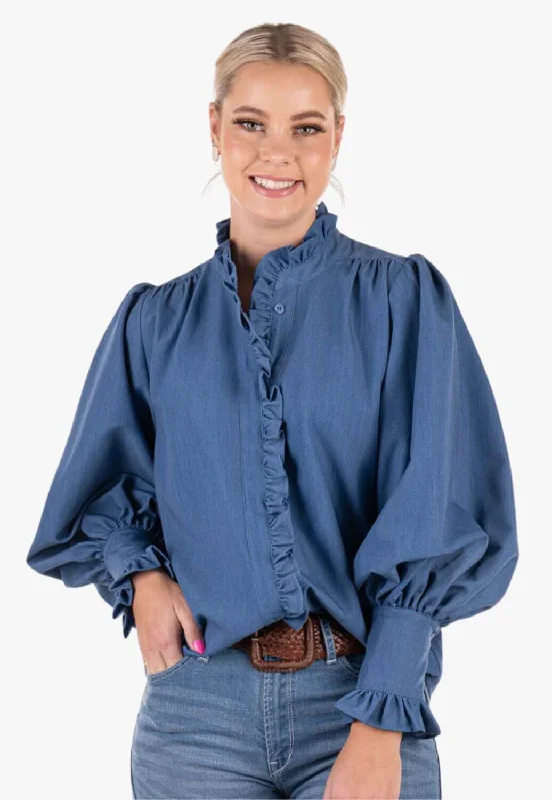 Weekend Offers That Tempt Hitchley & Harrow Womens Long Sleeve Shirt